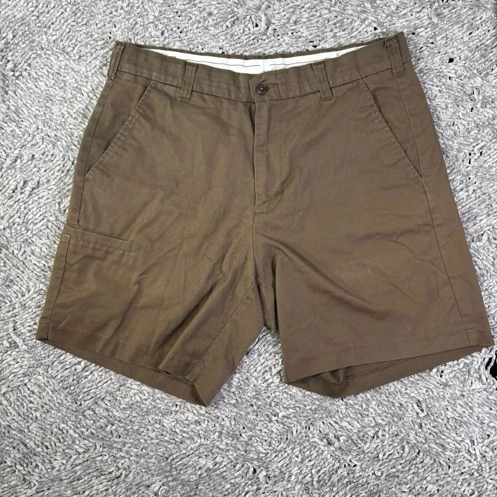 UPS Wearguard Employee Shorts Lot of 2 Mens 34 Brown Cargo Utility Workwear